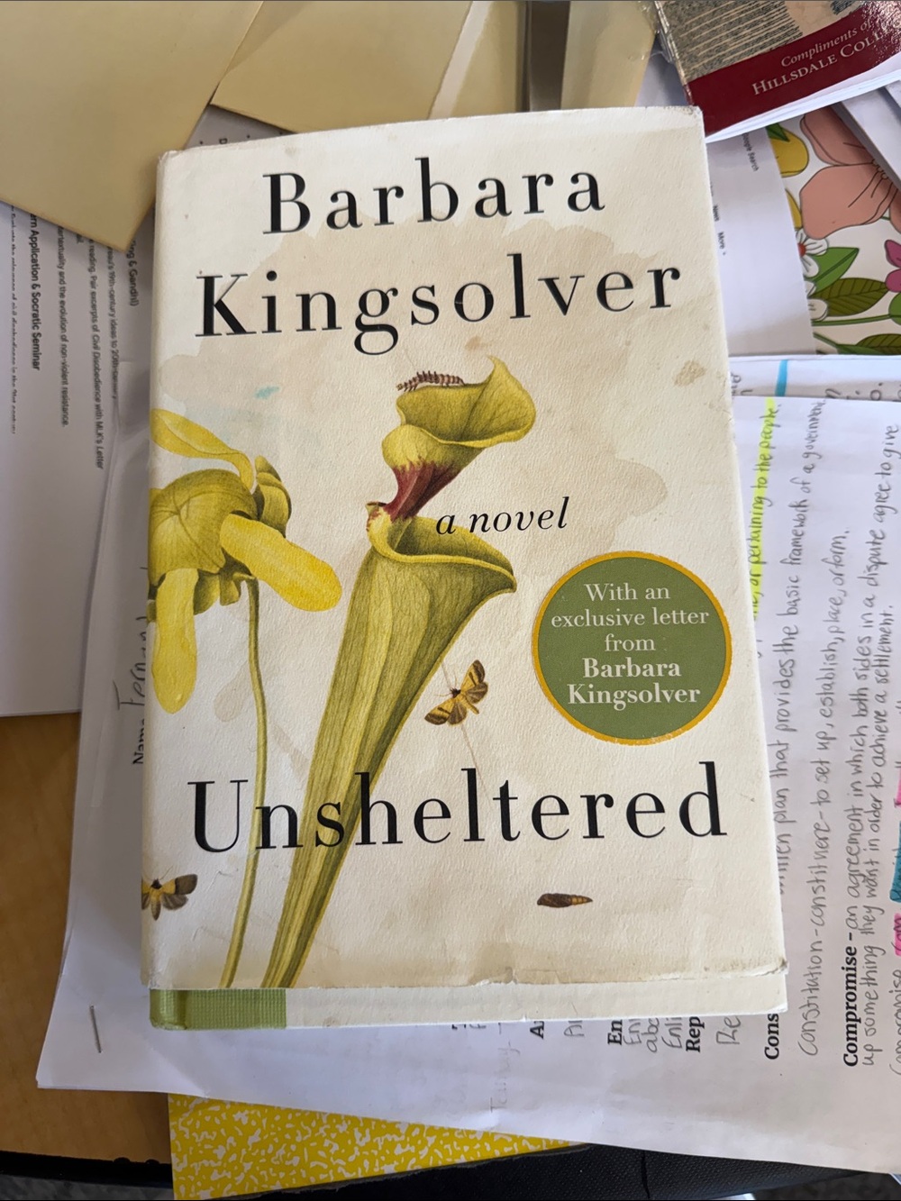 Unsheltered, by Barbara Kingsolver